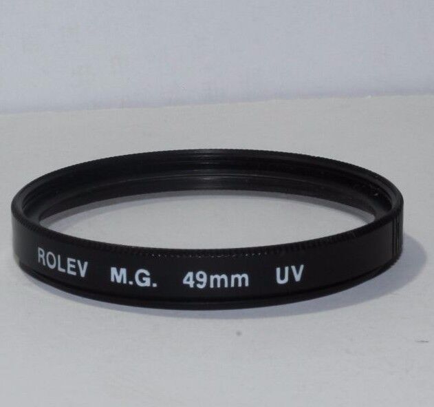 Lens Filter: Rolev MG 49mm UV - - - -   Shipping is free USA