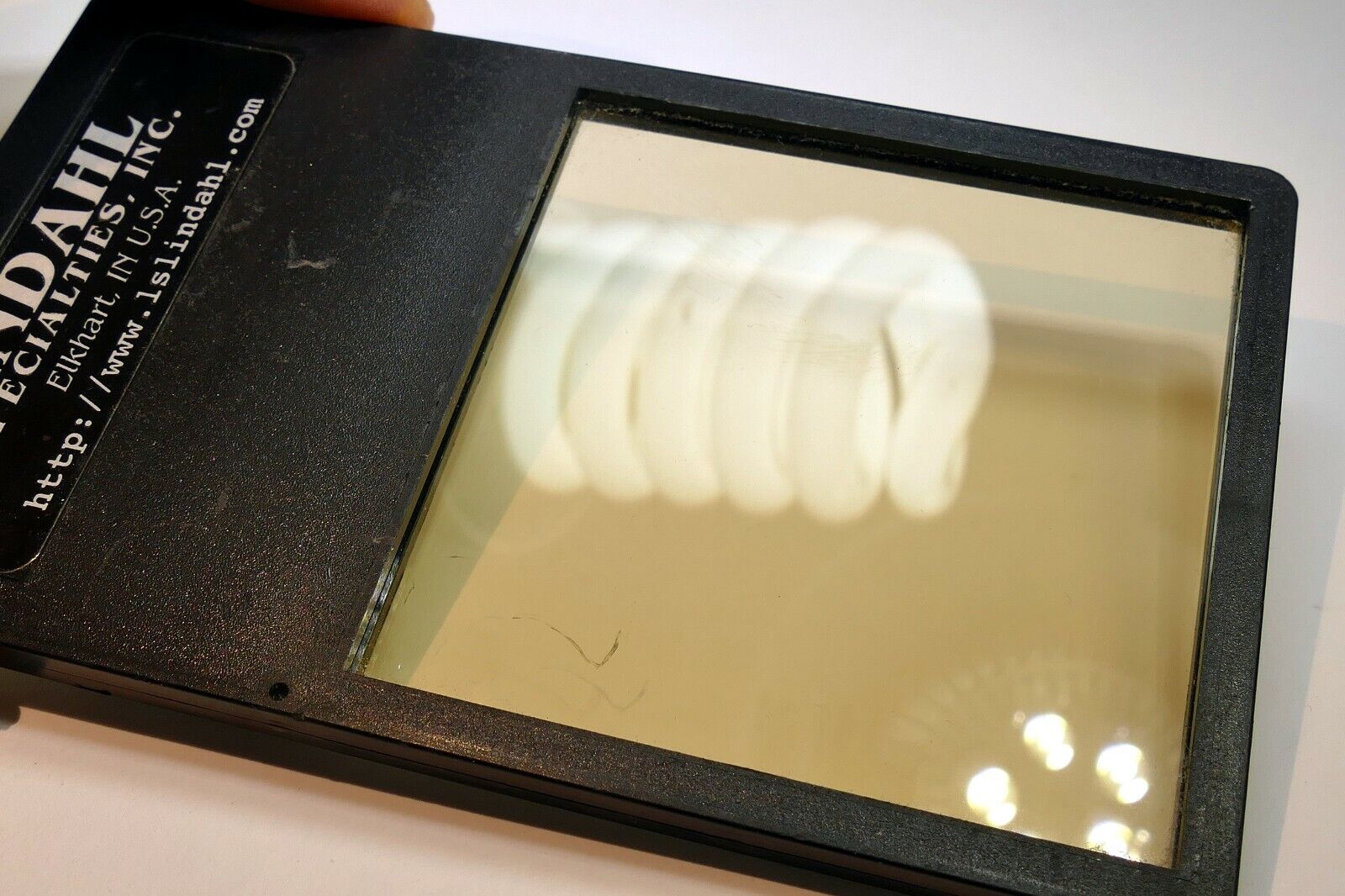 Lindahl Coral lens Filter drop in square 3X3" 23.8505 Warming 81B