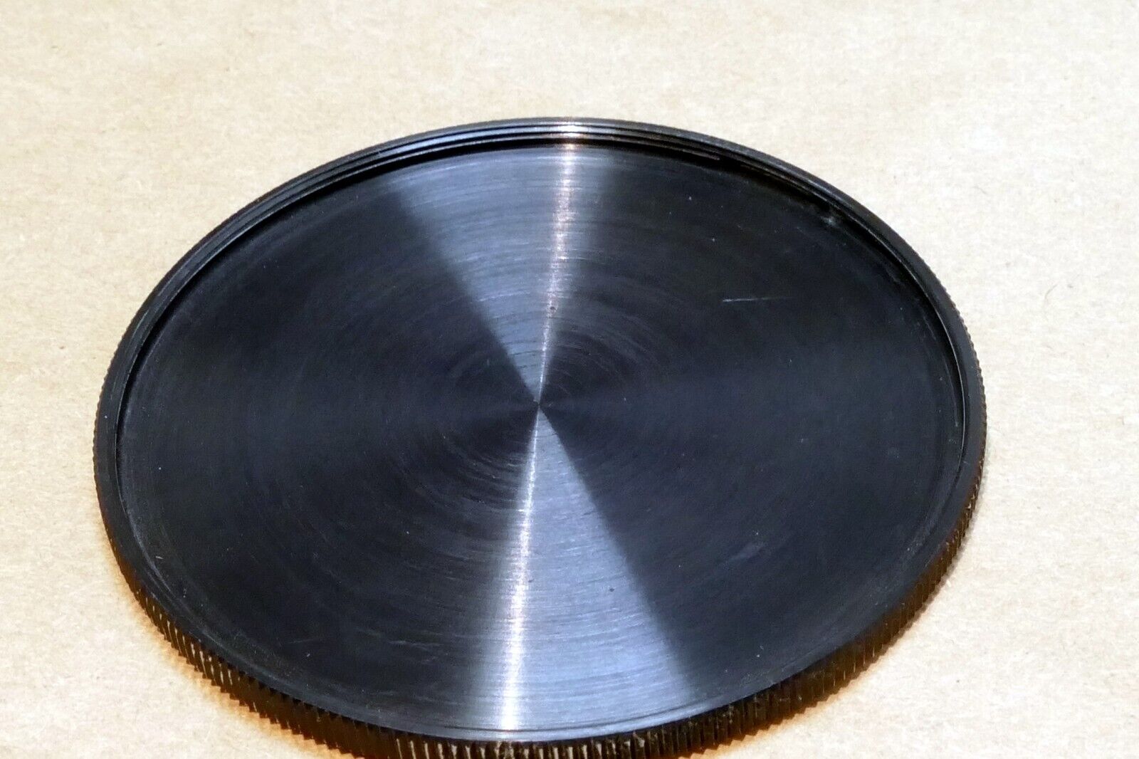 Female Thread 72mm Metal Lens Cap threaded screw in for stacking