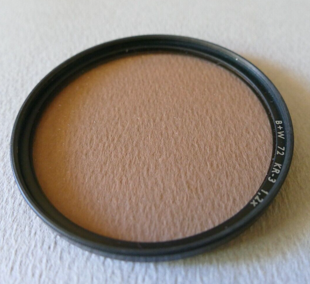 B+W 72mm F-Pro KR-3 1,2 x Filter Germany warming sky