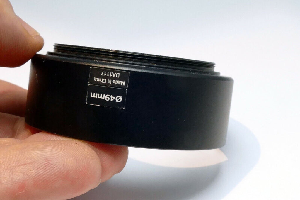 49mm Lens Hood Shade screw in for 135mm f2.8 85mm  telephoto metal