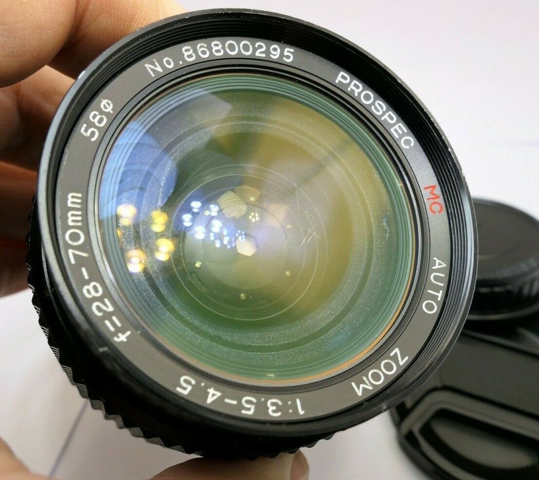 Prospec Zoom f3.5-4.5 28-70mm Lens for Pentax A KA KR manual focus zoom