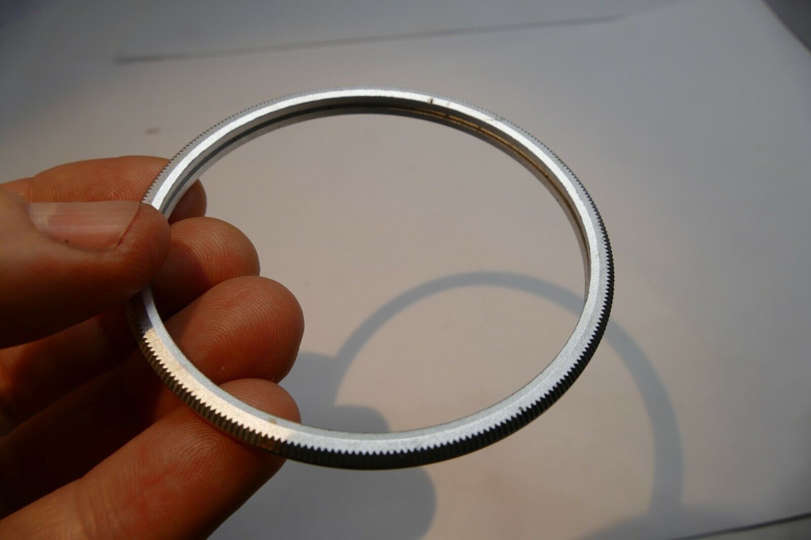 metal ring for Nikon 72mm  screw in cap male threads