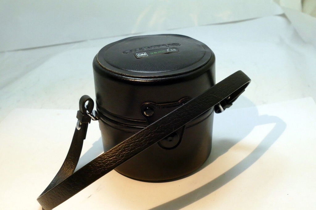Olympus Hard Lens Case for OM 35mm f3.5 Auto Zuiko  -  genuine OEM
