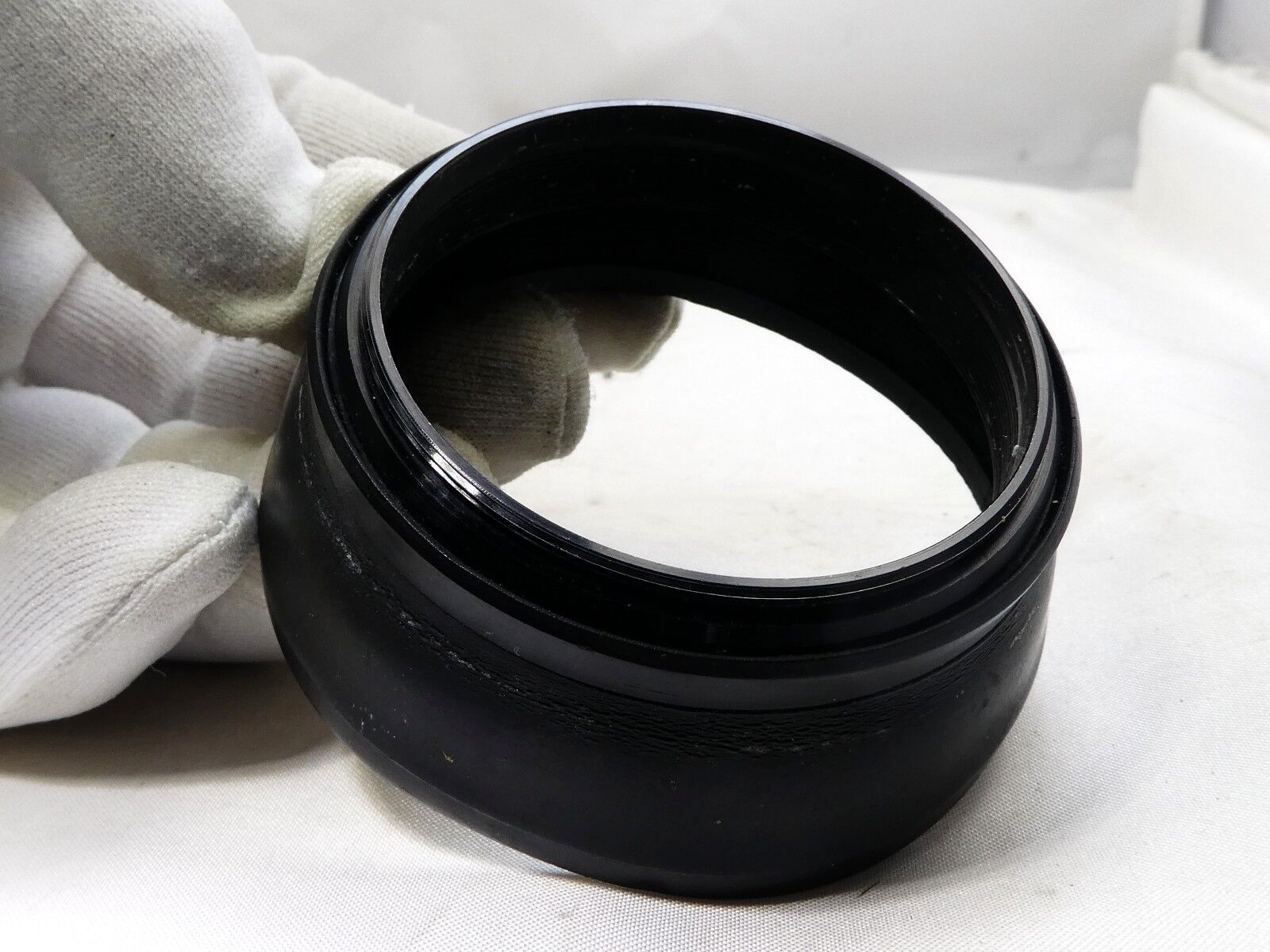 55mm Aetna Rubber Lens Hood Shade double threaded for 50mm f1.8 f2 lenses