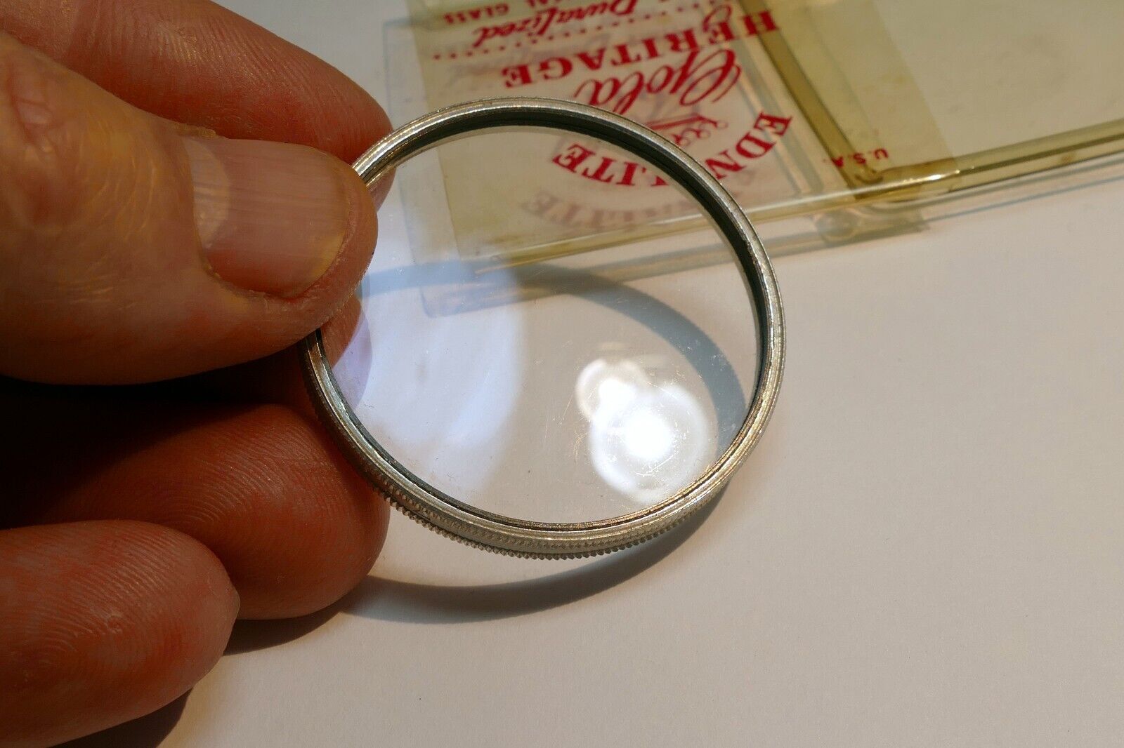 Ednalite Duraklad Portrait +1A  Series # 6 (VI) Lens Filter drop in 41.3mm OD