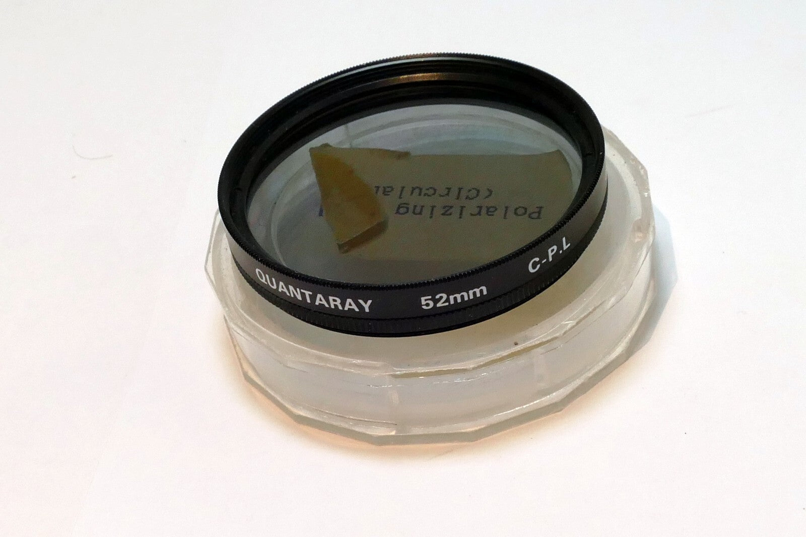 Quantaray Lens Filter 52mm C-PL Circular-Polarizer   - mint