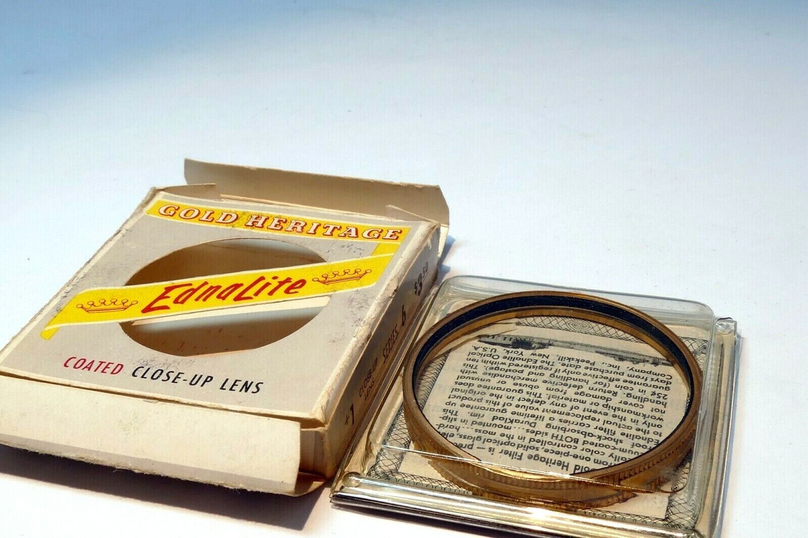 Ednalite Lens filter drop in series 6 VI Portrait +1 Plus 1 close focus