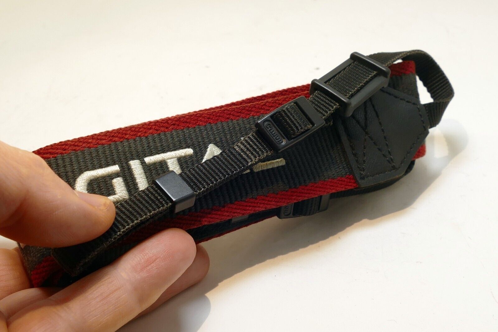 Canon Digital Gray-Silver Logo Camera Neck Strap - genuine original OEM