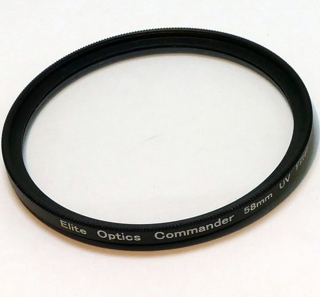Elite Optics Commander UV Lens Filter 58mm Digital thin profile - wide angle