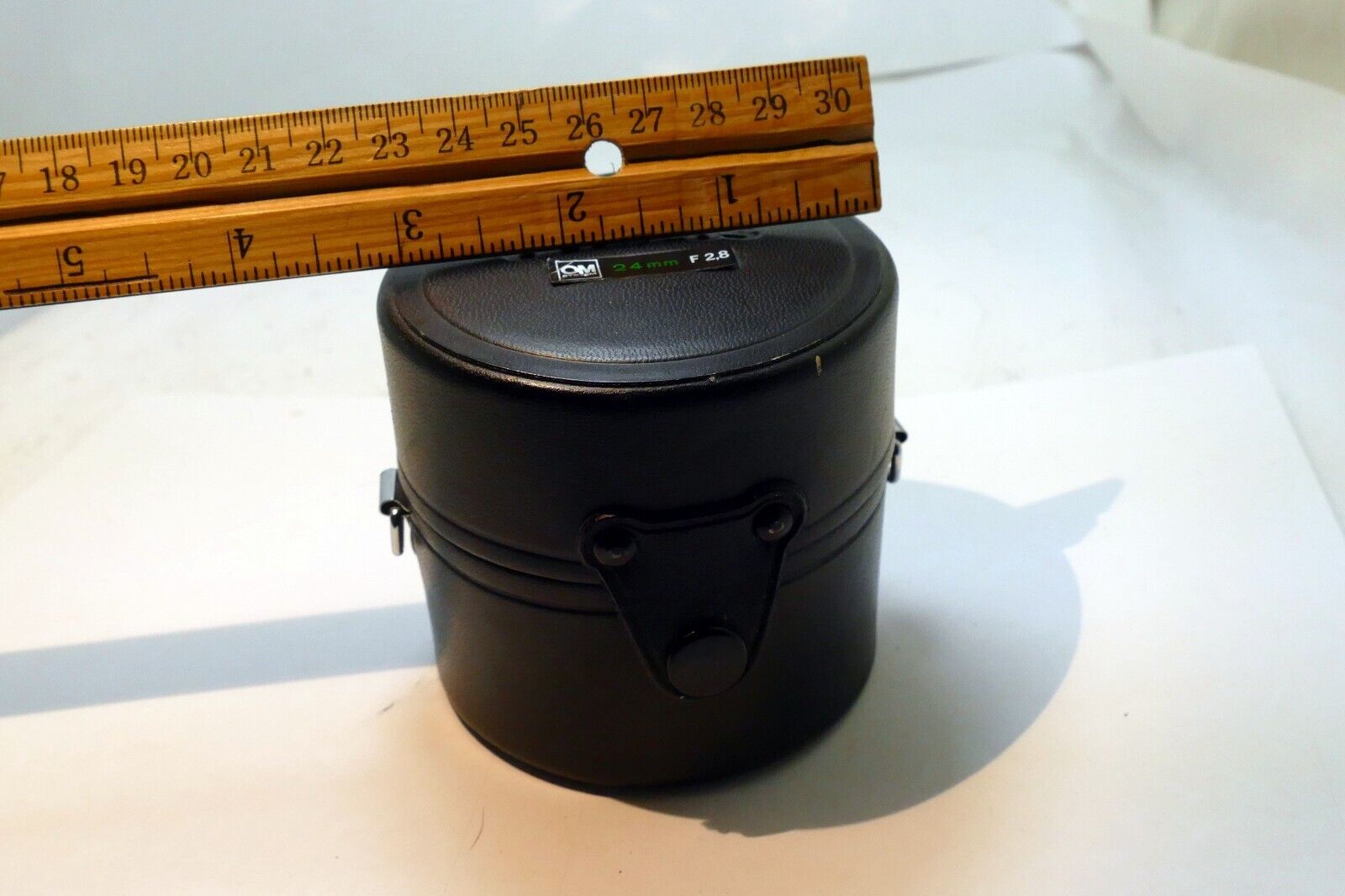 Olympus Hard Lens Case for OM 24mm f2.8 Auto Zuiko  -  genuine OEM