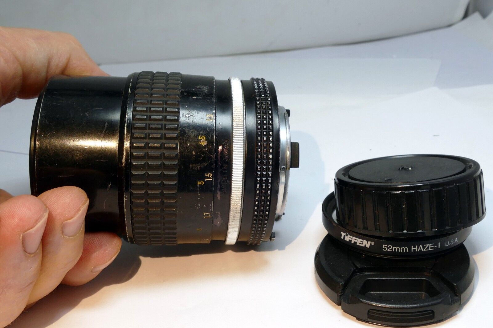 Nikon 135mm f3.5 Ai Nikkor Manual Focus LENS with fungus AS IS - still works