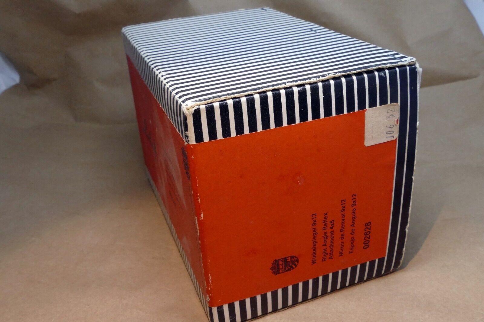 empty lens box (only) for Linhof Right Angle attachment 4X5 002628
