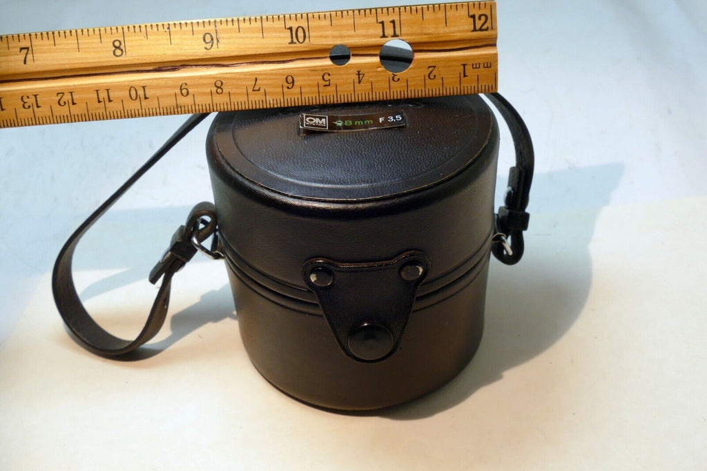 Olympus Hard Lens Case for OM 28mm f3.5 f2.8  genuine OEM - fits 50mm f1.4