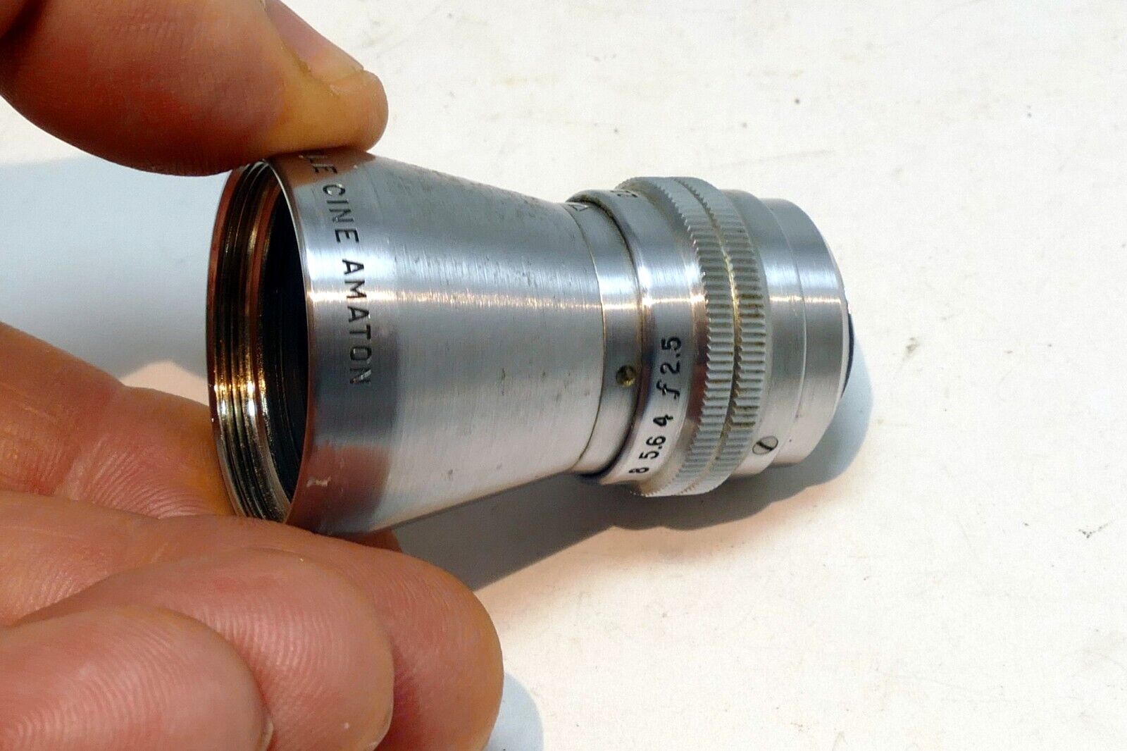 Wollensak Tower 6.5mm f/2.5 Wide Angle Cine Amaton D Mount Camera Lens