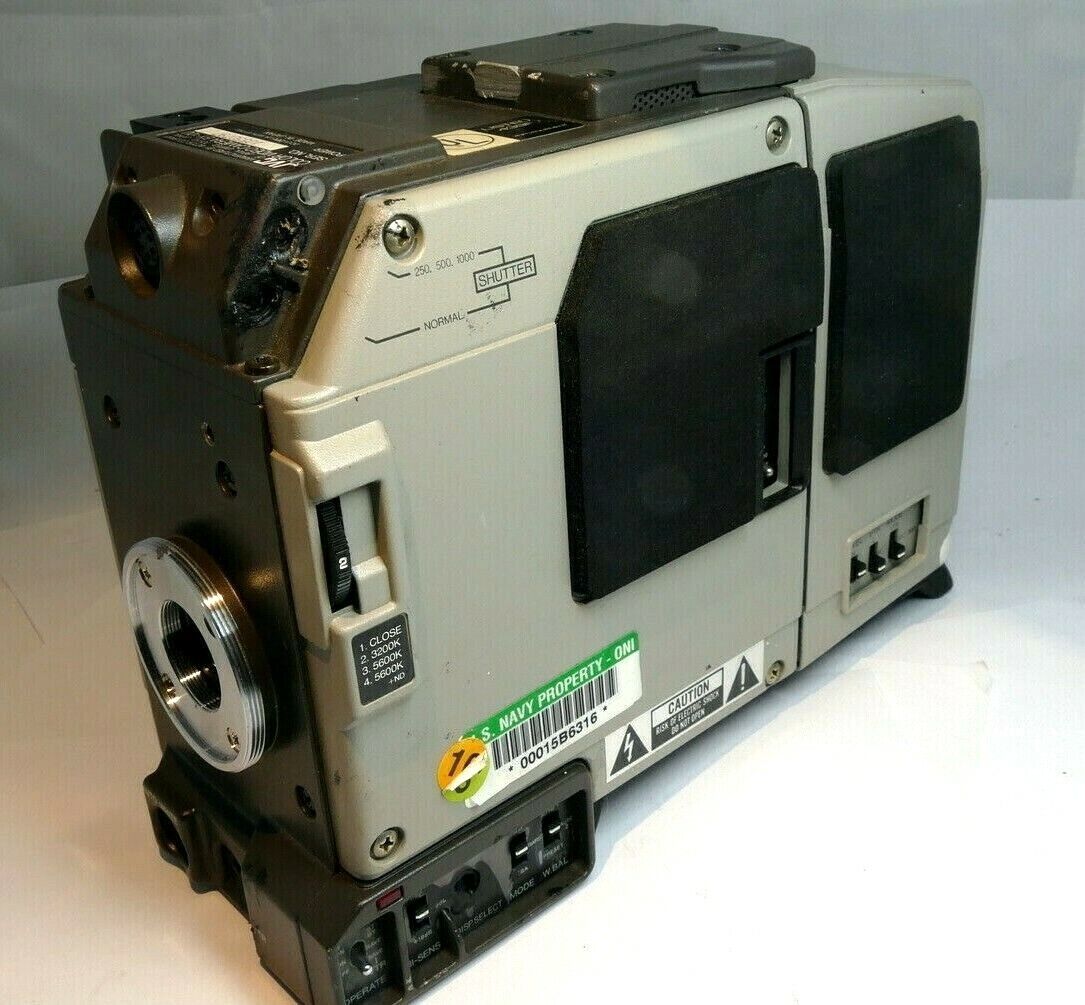 JVC BY-10U CCD Camcorder Video Camera  - NAVY Property ONI - AS IS PARTS REPAIR