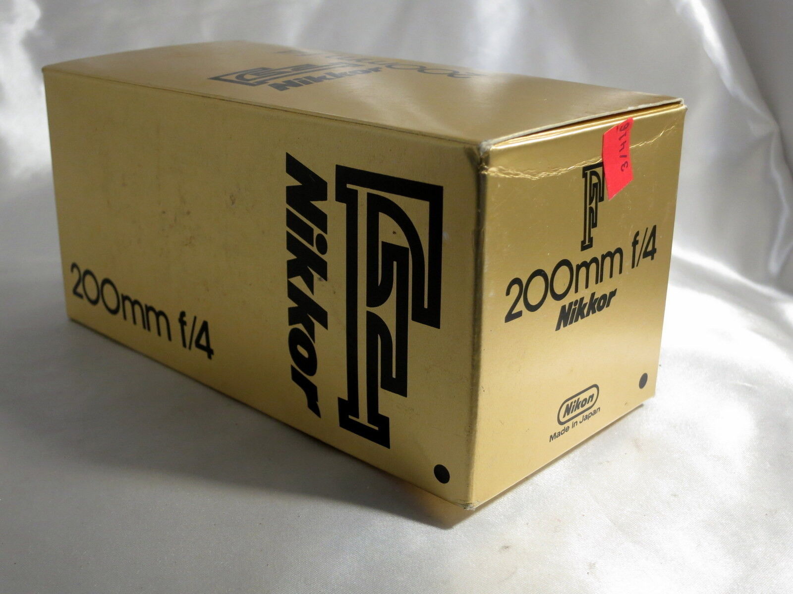 NIKON Nikkor F 200mm f/4 Lens Empty Box (only!) Made in Japan 5403010