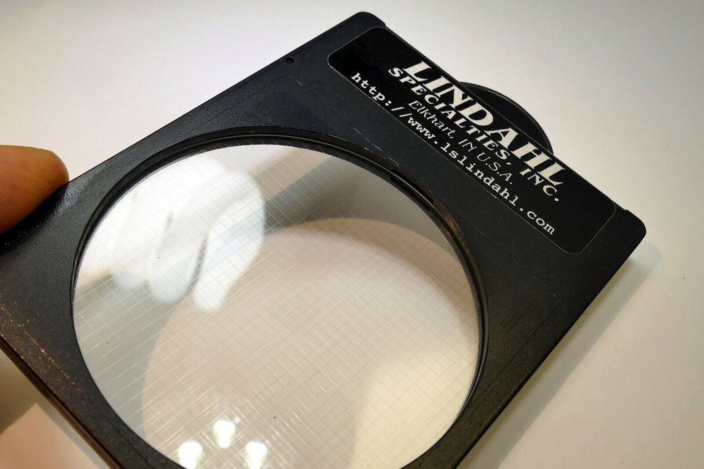 Lindahl 4-Point Cross Star CS Lens Filter drop in square 3X3" Rotating