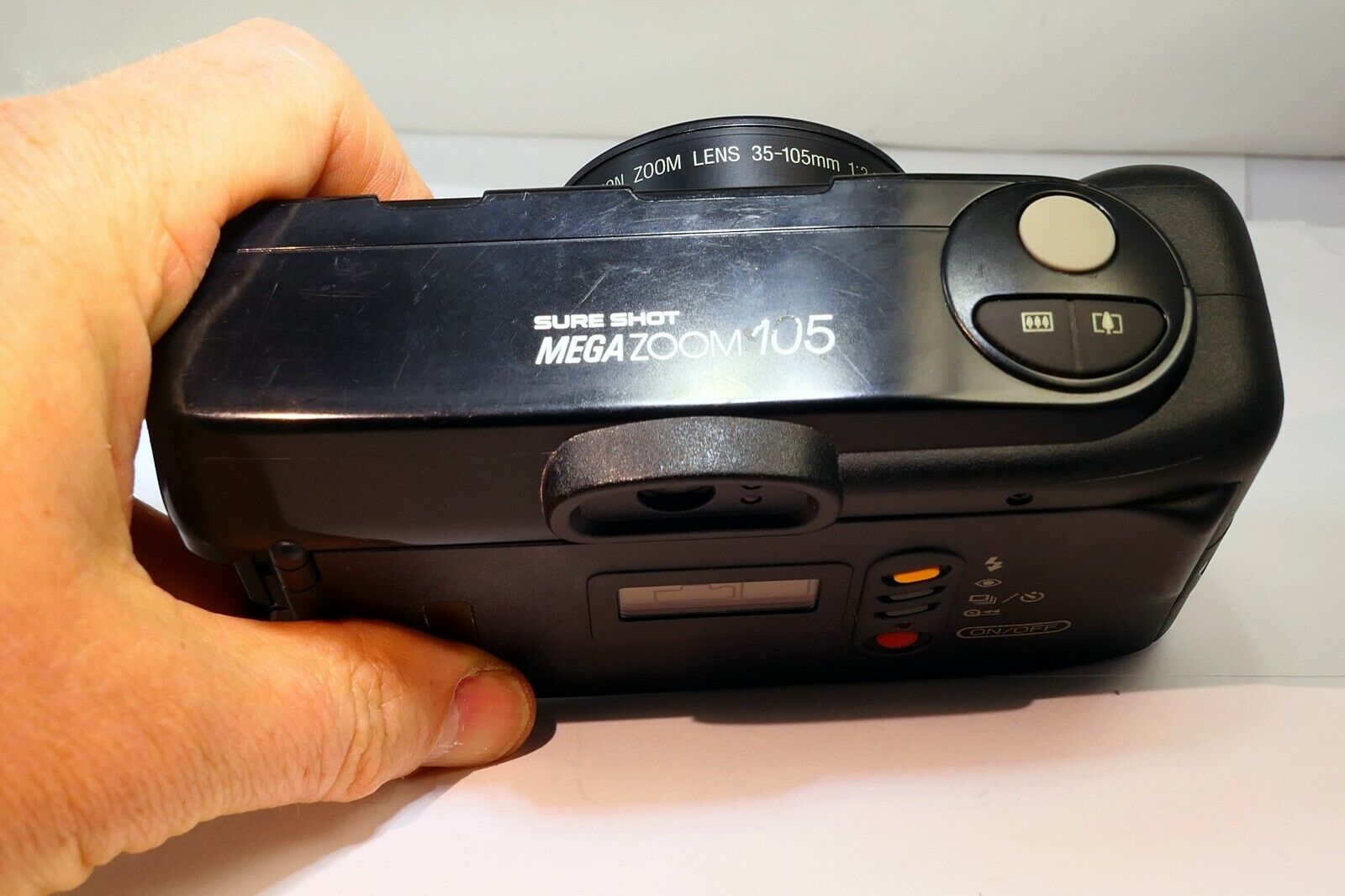 Canon Mega Zoom 105 S AF  film Camera does not work AS IS Parts or Repair
