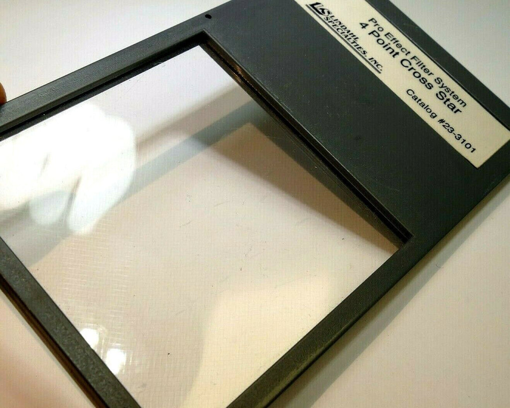 Lindahl 4-Point Cross Star CS Lens Filter drop in square 3X3" 23.3101