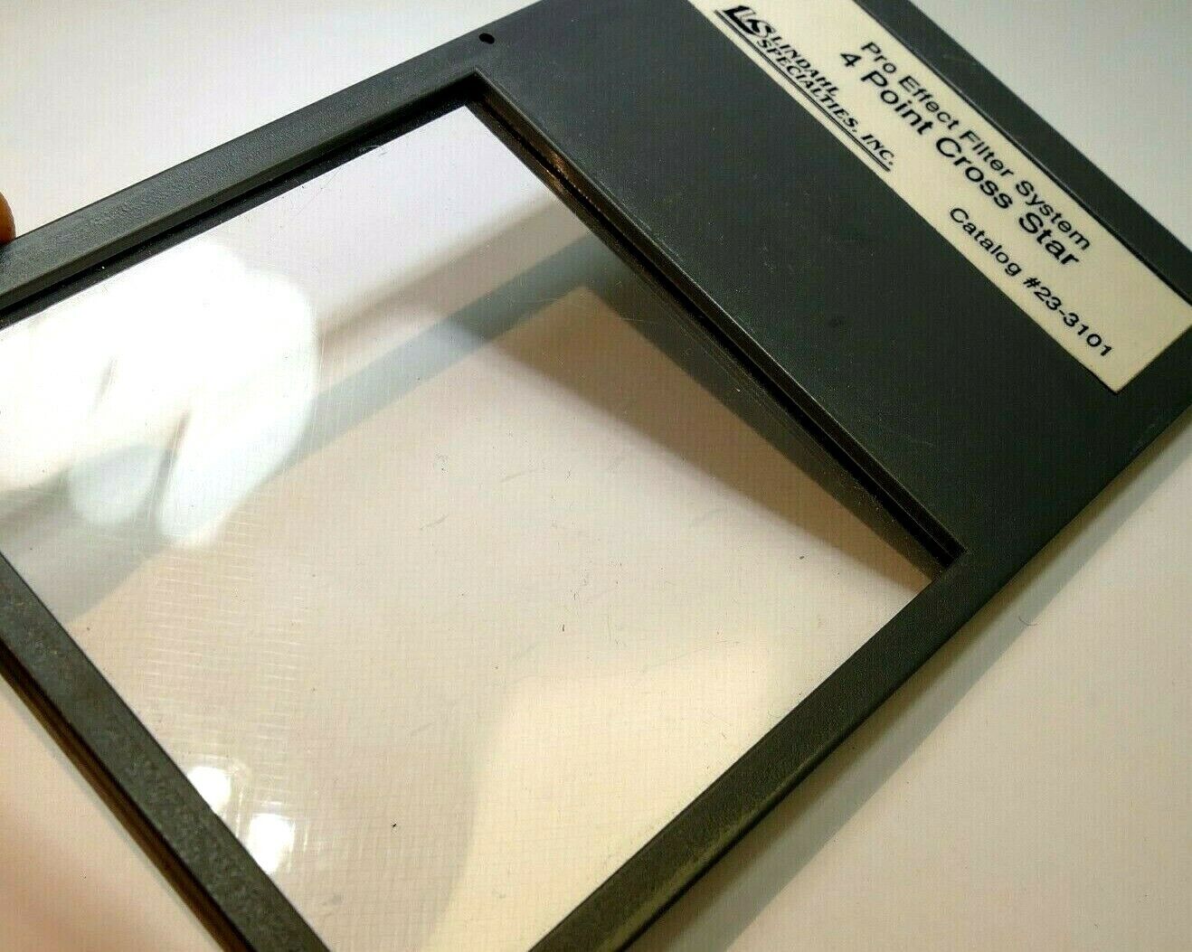 Lindahl 4-Point Cross Star CS Lens Filter drop in square 3X3" 23.3101