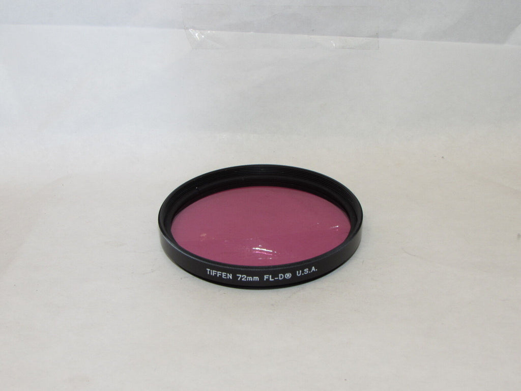 Used Tiffen FL-D 72mm Lens Filter Made in USA O32902