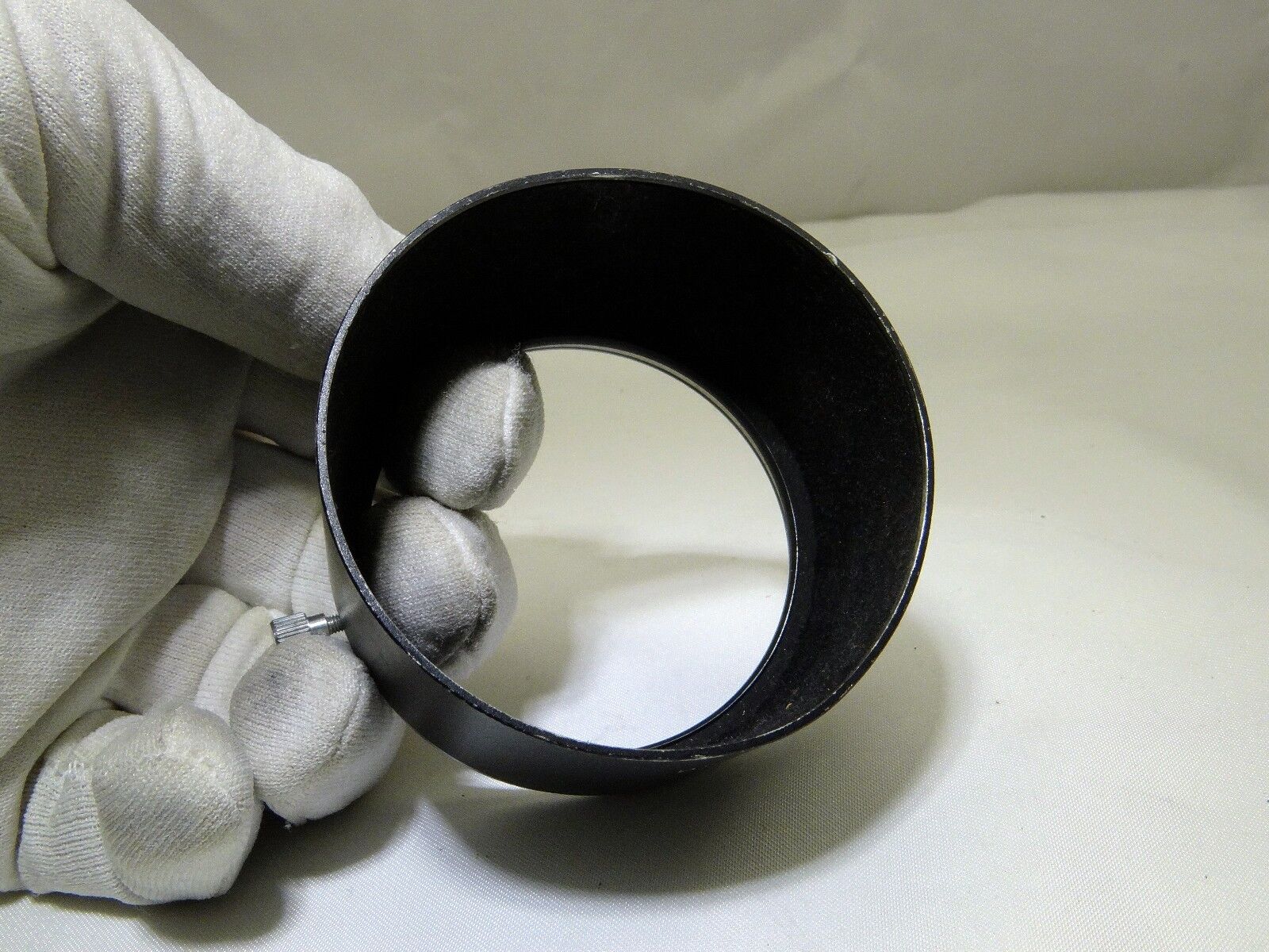 Lens hood Metal Minolta D57KD for 135mm f2.8 Rokkor PG 55mm slip on type