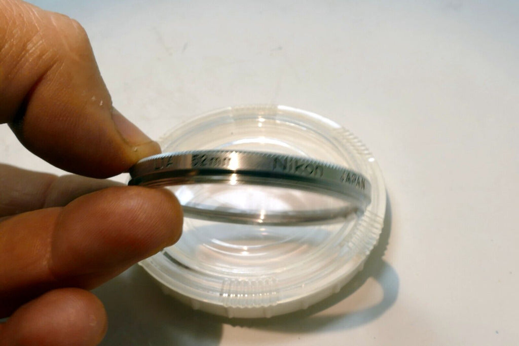 Nikon L1A 52mm Skylight Sky filter with damaged coating Nippon Kogaku Tokyo