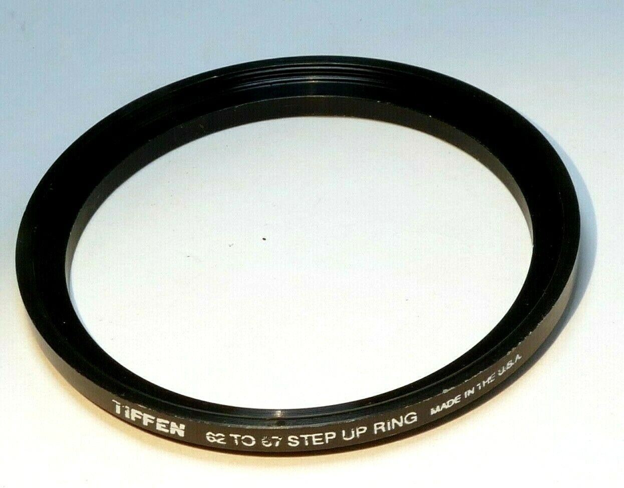 62mm to 67mm  lens ring step Up threaded male to female thin profile wide angle