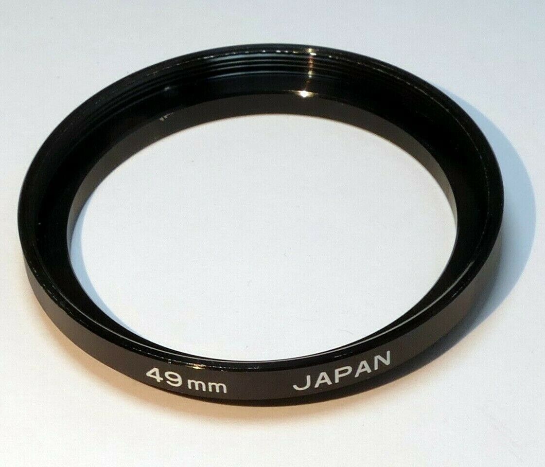 49mm to 54mm Step-up ring Metal double threaded series 7 VII for adapter drop in