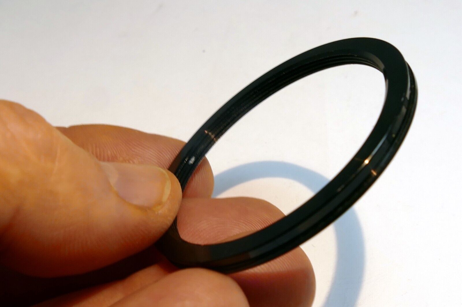 T2 lens inner ring adapter - for Olympus OM (parts) 49mm OD 42mm ID incomplete