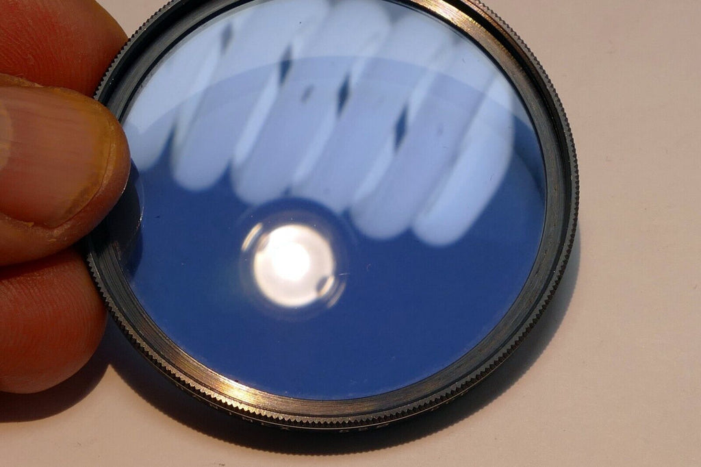 Hanimex 52mm Filter  80B  Blue made in Japan