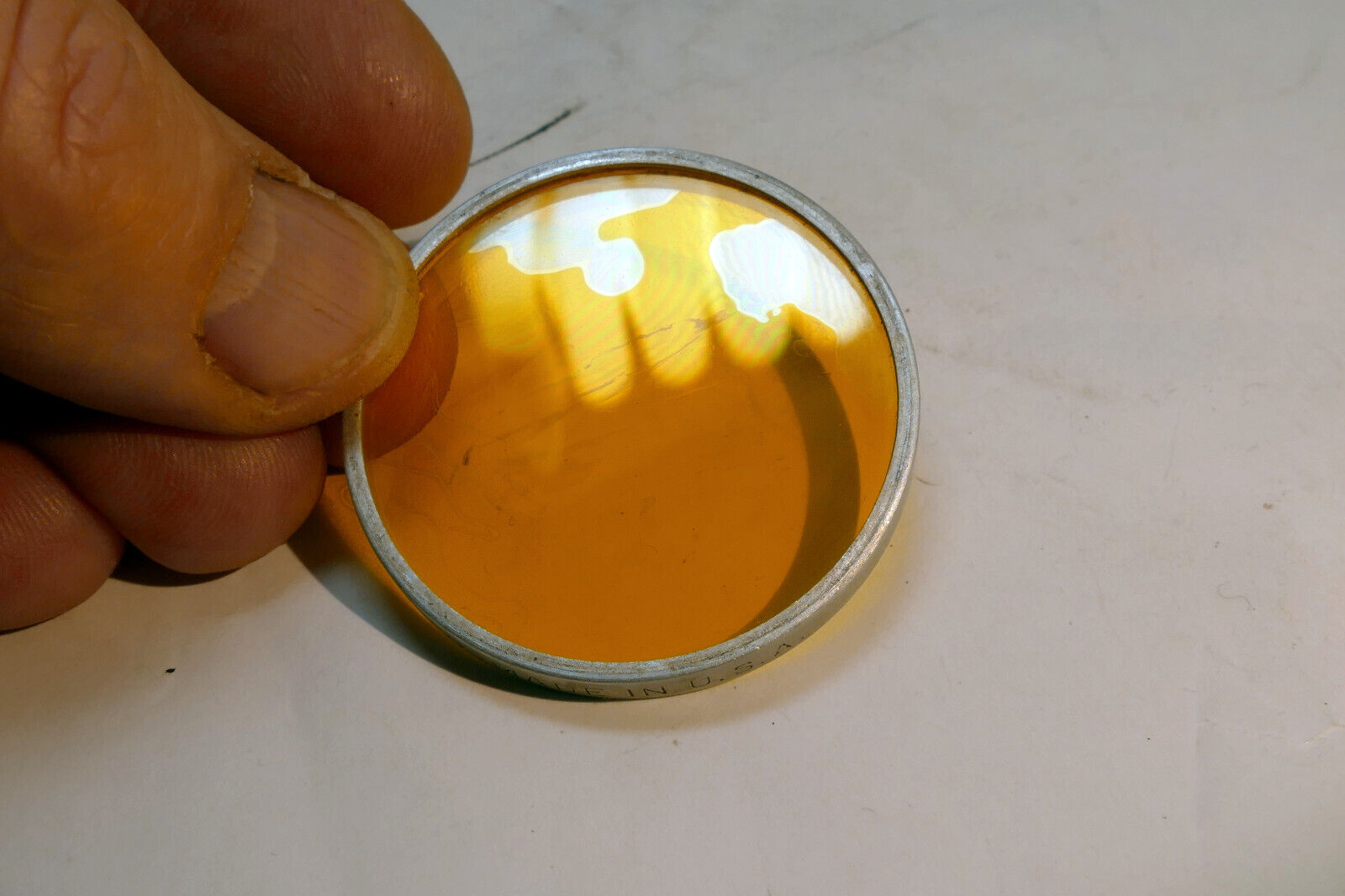 Kodak Wratten Yellow 2 Filter series 6 VI Drop in type - coating separation
