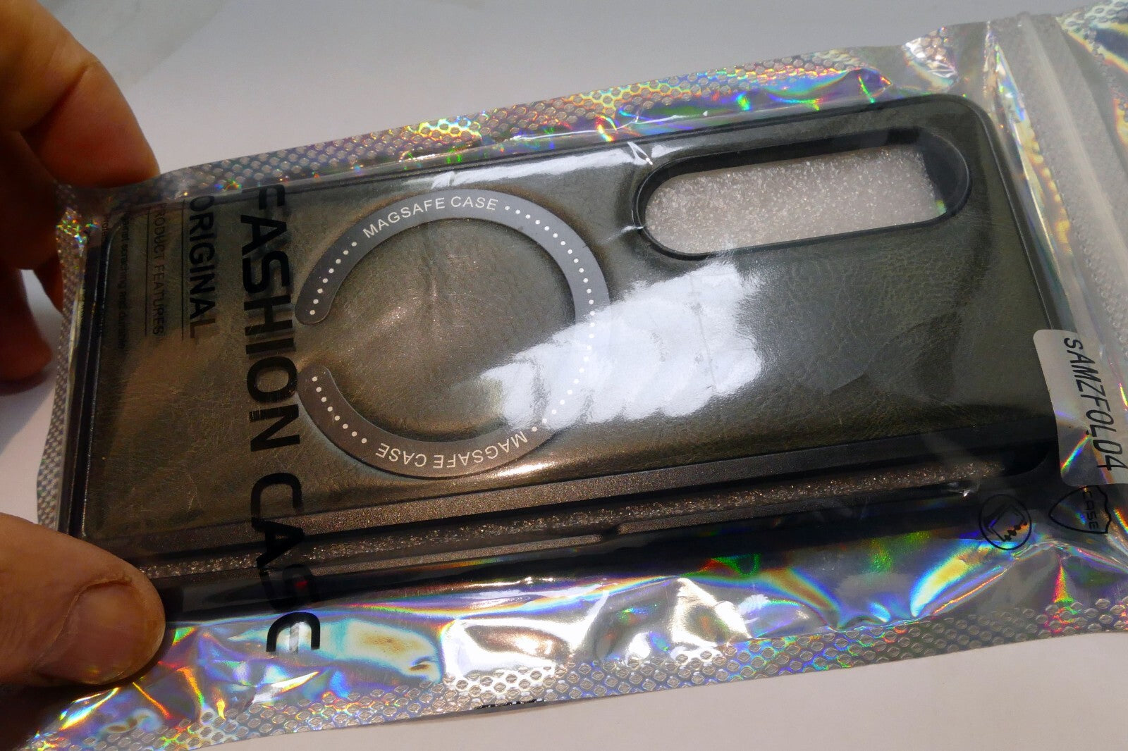 Galaxy Z Fold 6 5 43 PU Leather Magnetic Ring Stand Case Cover DARK GREEN