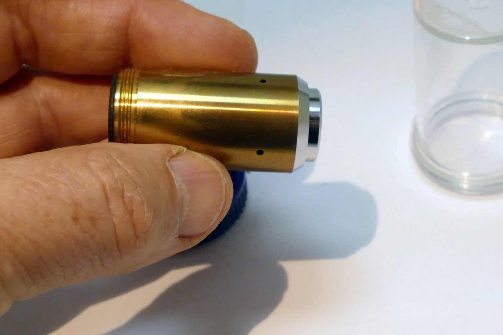 OLYMPUS Microscope Objective lens without markings