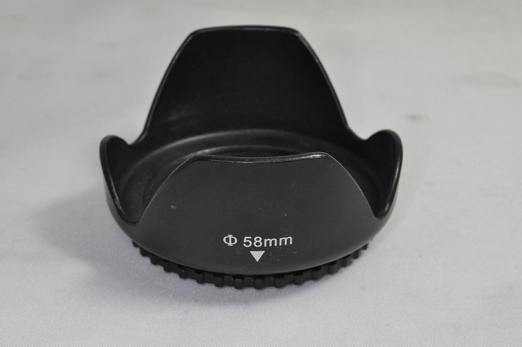Petal Φ 58mm Plastic Lens Hood Screw on type for 18-55mm IS EF-S