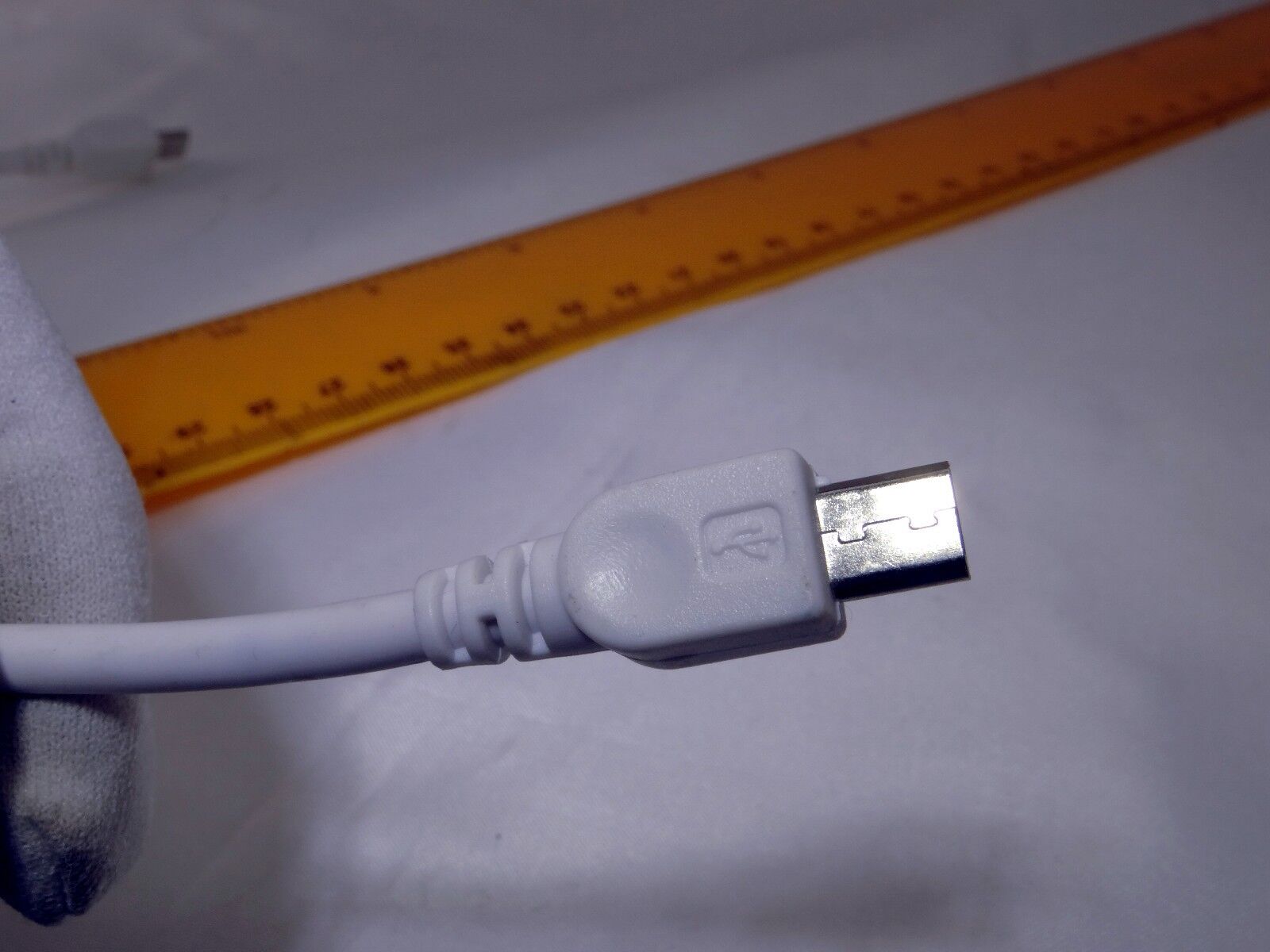 Female USB to Micro USB Male Data Charge Cable camera  4" long
