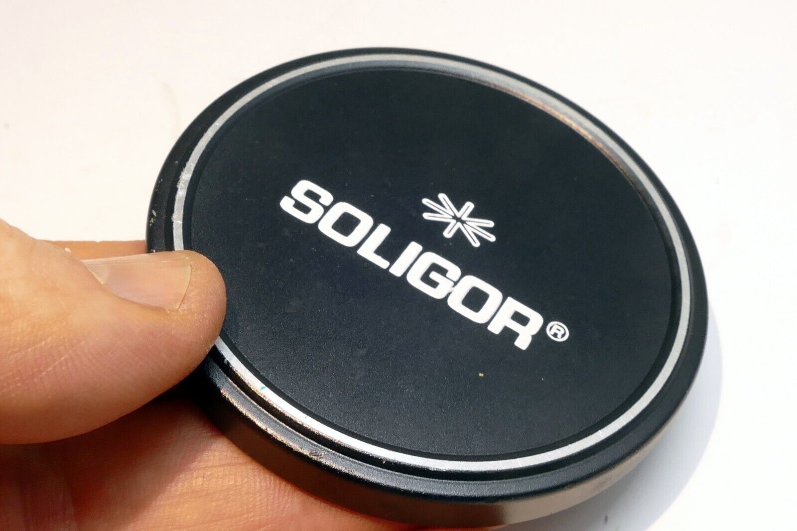 Soligor 62mm Front Lens Cap Metal slip on type