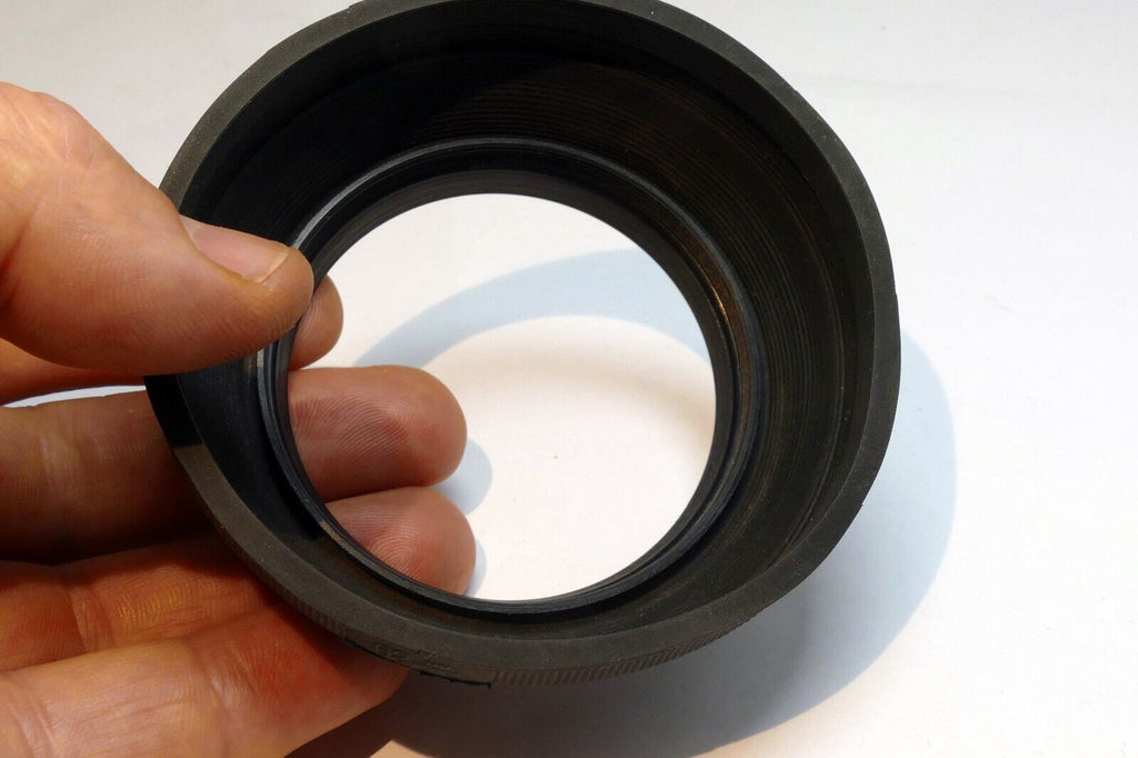 62mm Lens Rubber Hood double threaded for telephoto lenses 200mm 300mm f5.6