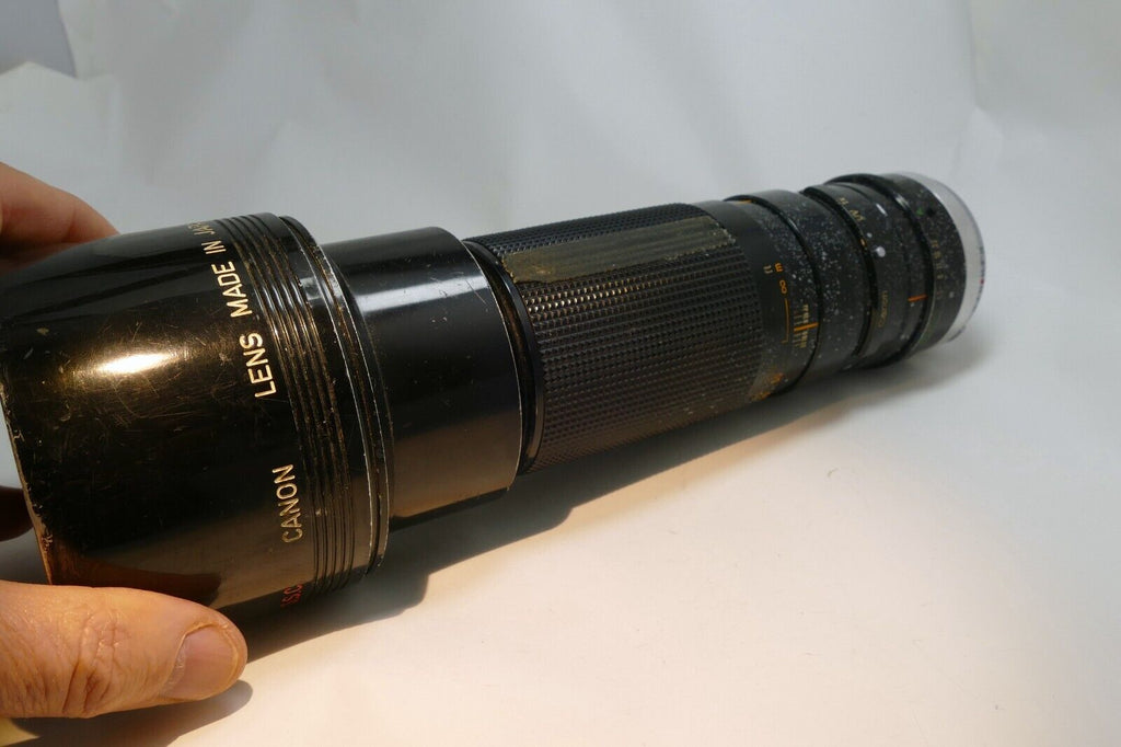 Canon FD 400mm f4.5 SSC Lens converted to Olympus OM mount OM-1n 2N 4ti