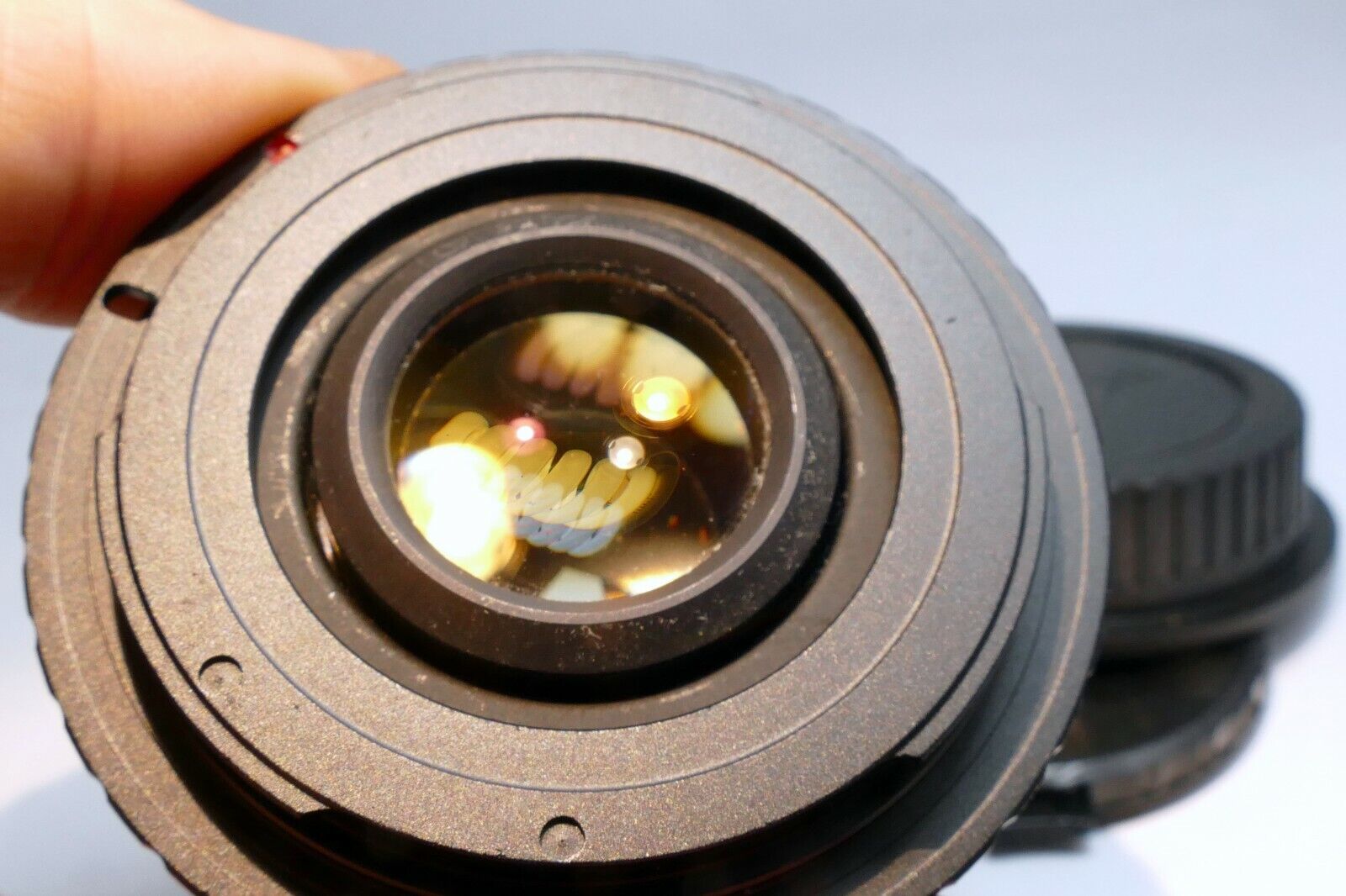 Yashica 50mm f1.9 M42 Lens adapted to Canon EOS EF SLR cameras T7i T8i 90D 80D