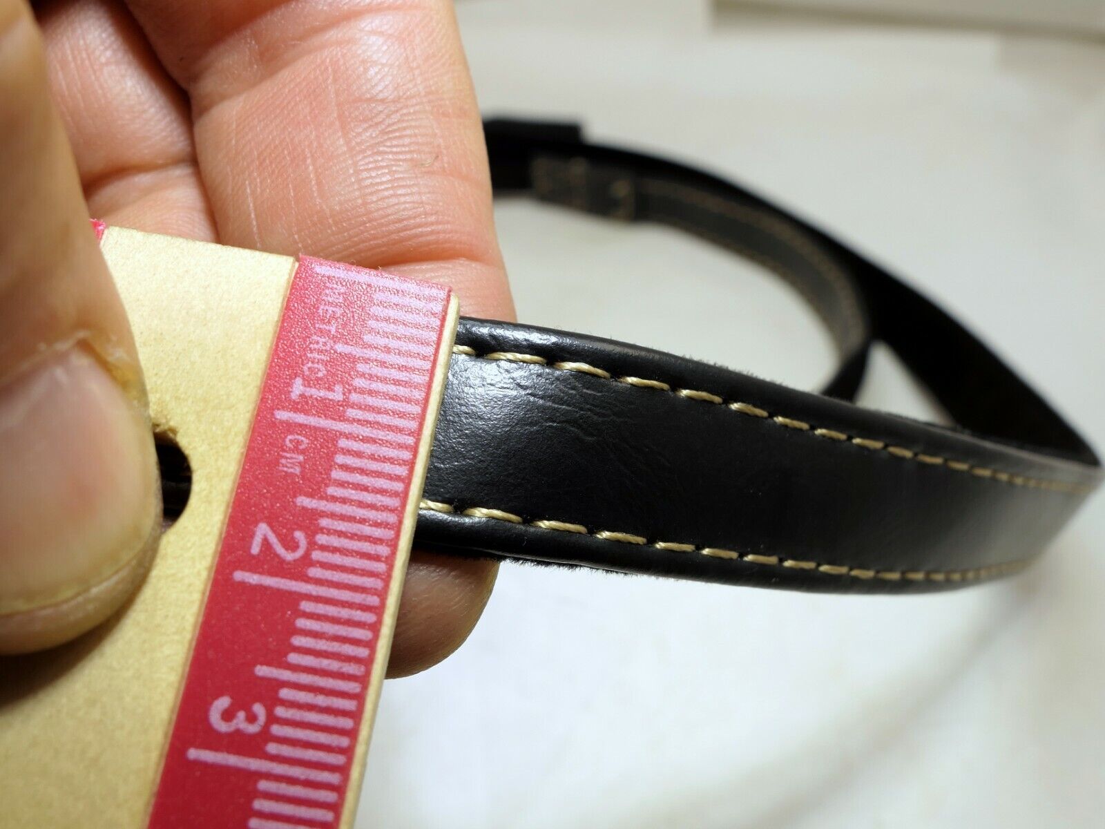 1.5cm  wide/narrow Neck Shoulder Strap for camera Brown (missing both buckles)
