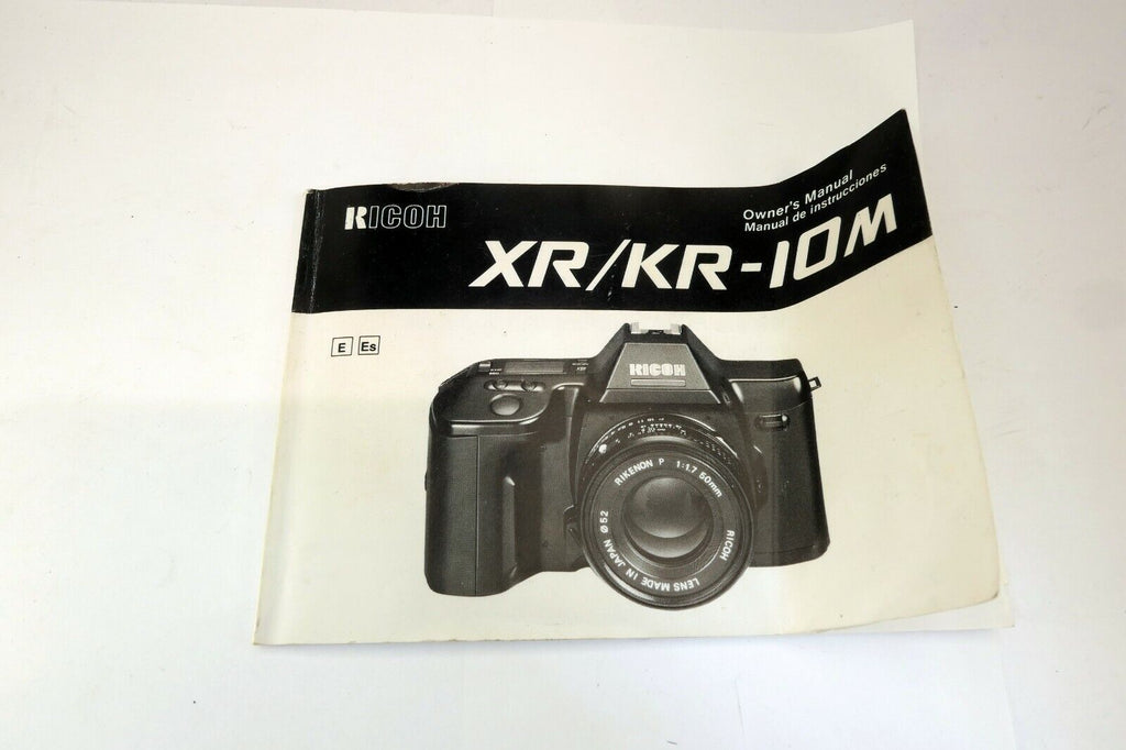 Ricoh XR KR-10M Camera Guide Owner's Manual English Espanol E ES
