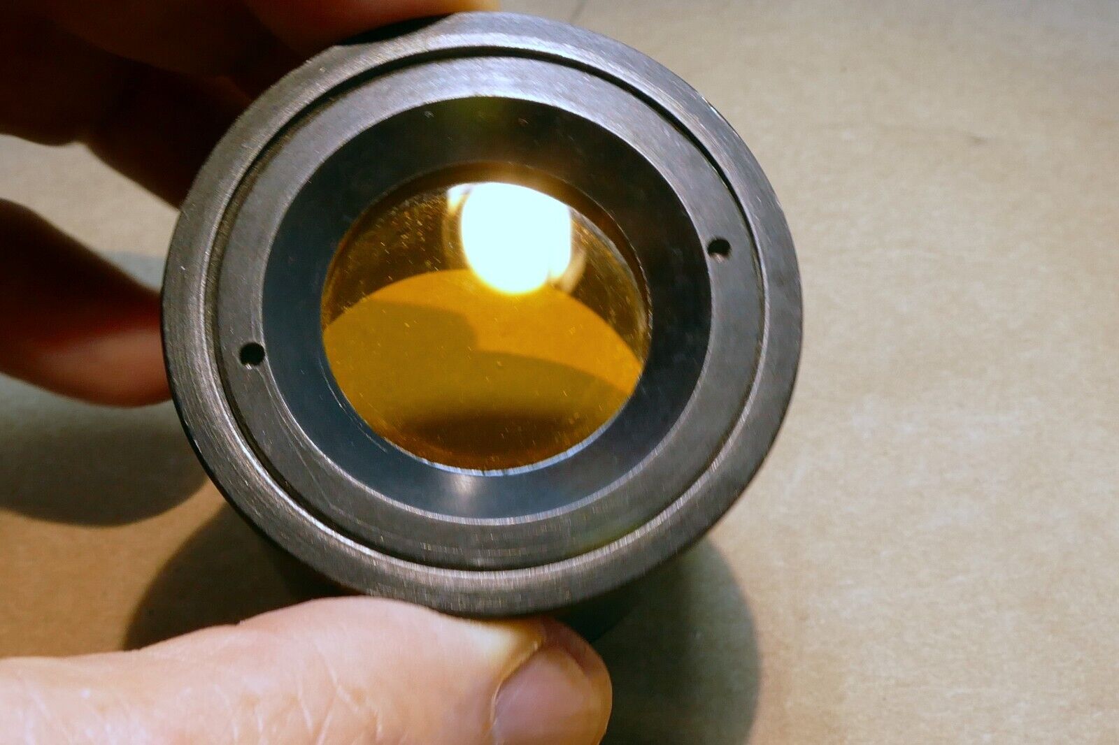 Milben Special Microscope lamp 110V 20W illuminator w/ yellow filter