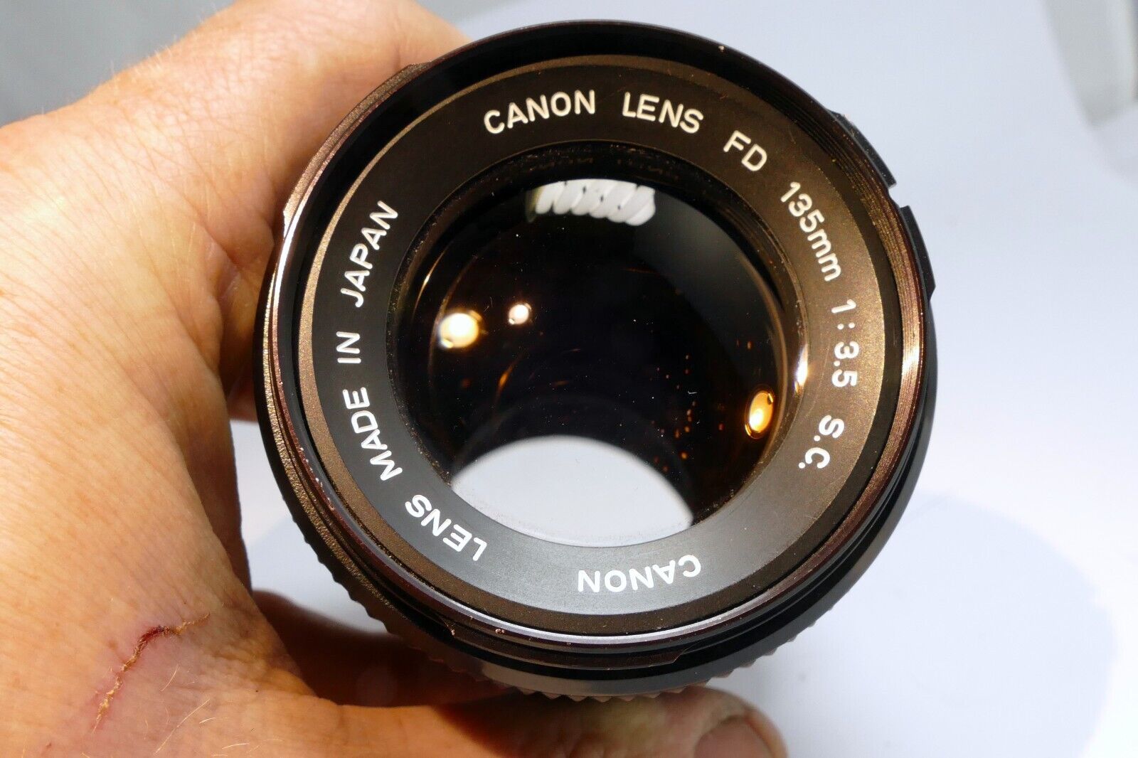 Canon 13mm f3.5 SC FD Lens for manual focus telephoto -   Aperture stuck AS IS