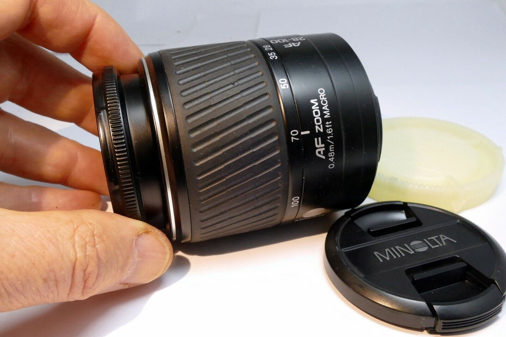 Minolta AF 28-100mm f3.5-5.6 D zoom Lens For α37 α58 α68 Alpha auto focus black