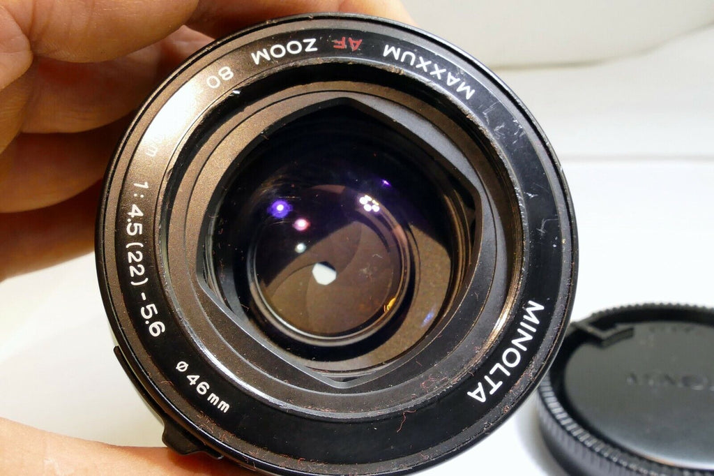 Minolta Maxxum AF 80-200mm f4.5-5.6 AF Lens For α37 α58 α68 Alpha telephoto