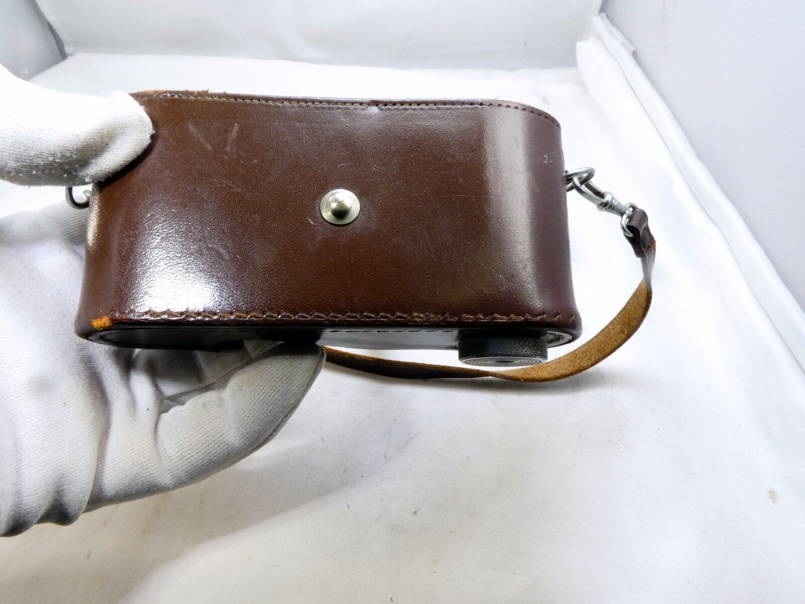 Leather Camera Case vintage lower part only rangefinder Metrawatt AG Nurnberg