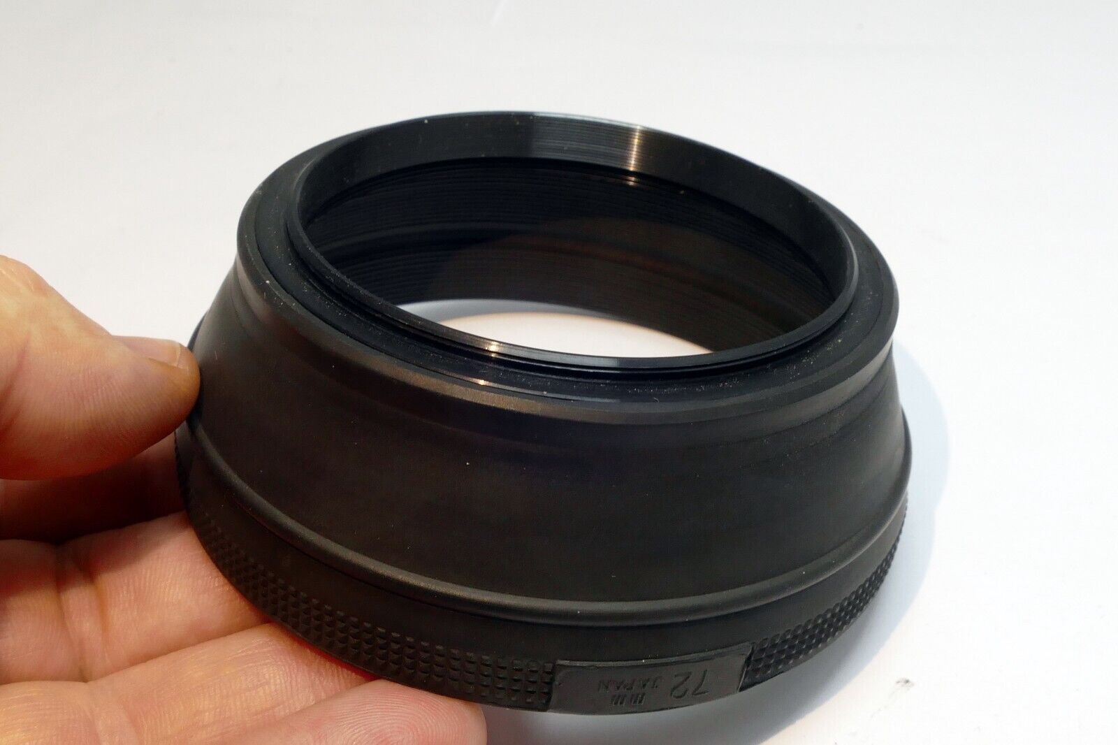 72mm Lens Rubber Hood double threaded for telephoto lenses 300mm 400mm f5.6