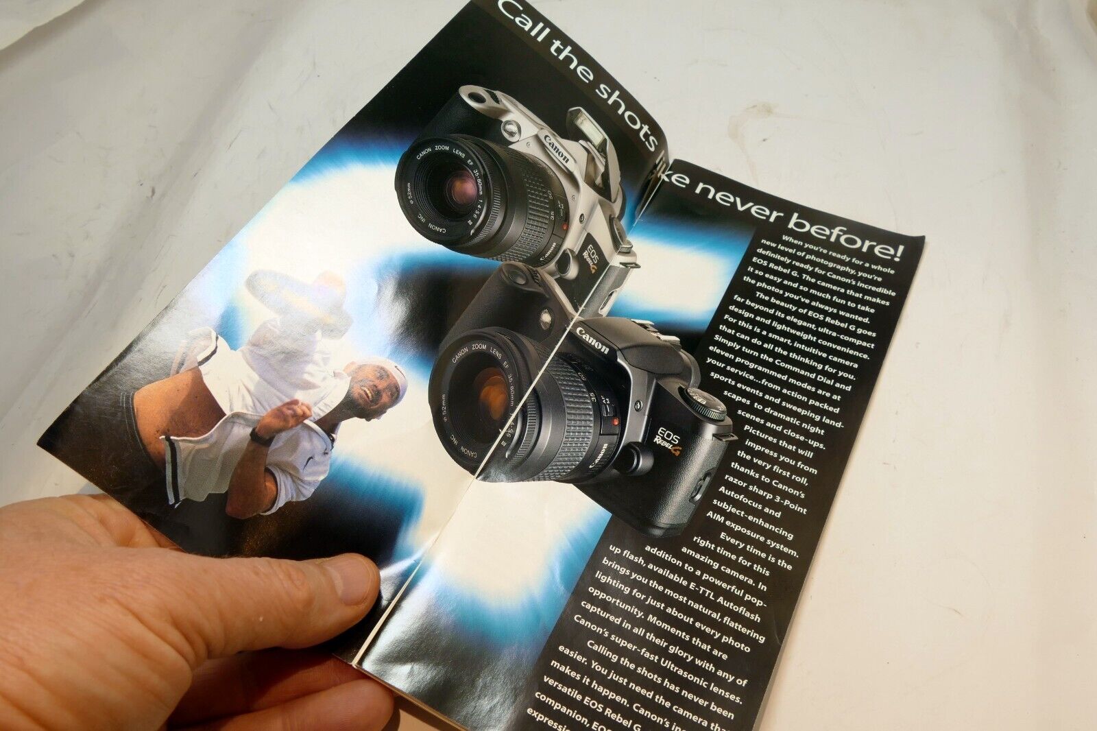 Canon EOS REBEL G 35mm  Camera Brochure Sales Advertisement